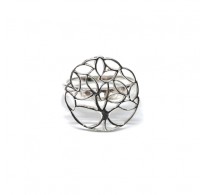 R002387 Genuine Sterling Silver Ring Tree of Life Solid Hallmarked 925 Handmade